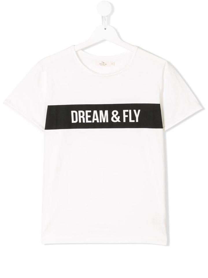 Andorine Dream & Fly Print T-shirt - White