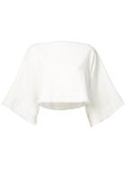 Nehera Jaja Poncho Top - White