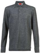 Isaia Long-sleeve Polo Shirt - Grey