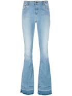 Twin-set Bootcut Jeans, Women's, Size: 27, Blue, Cotton/polyester/elastodiene
