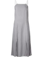 321 Maxi Slip Dress, Women's, Size: Medium, Grey, Rayon