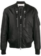 Diesel Black Gold Contrast Panel Bomber Jacket
