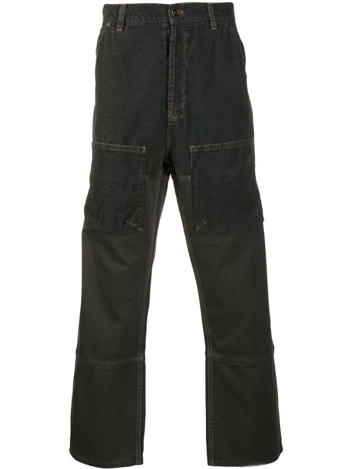 Jacquemus Corduroy Panel Jeans - Grey
