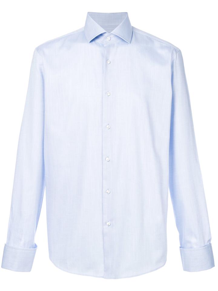 Boss Hugo Boss Classic Long Sleeved Shirt - Blue