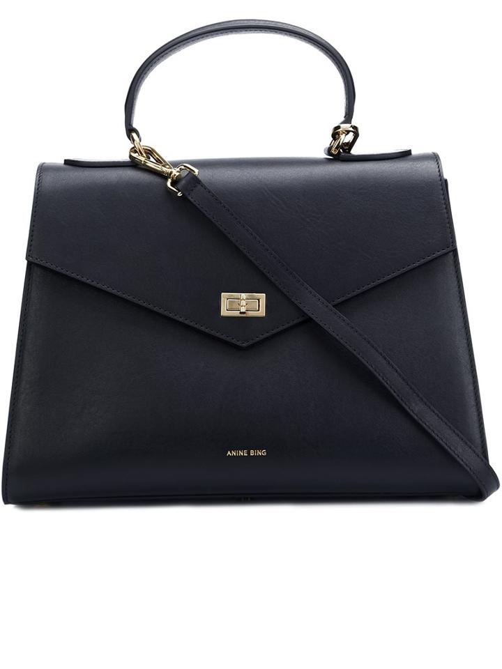 Anine Bing Strapped Top Handle Tote