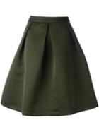 Essentiel Antwerp Pleated Skirt, Women's, Size: 36, Green, Polyester