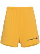 Off-white Off-white X Champion Shorts - Yellow & Orange