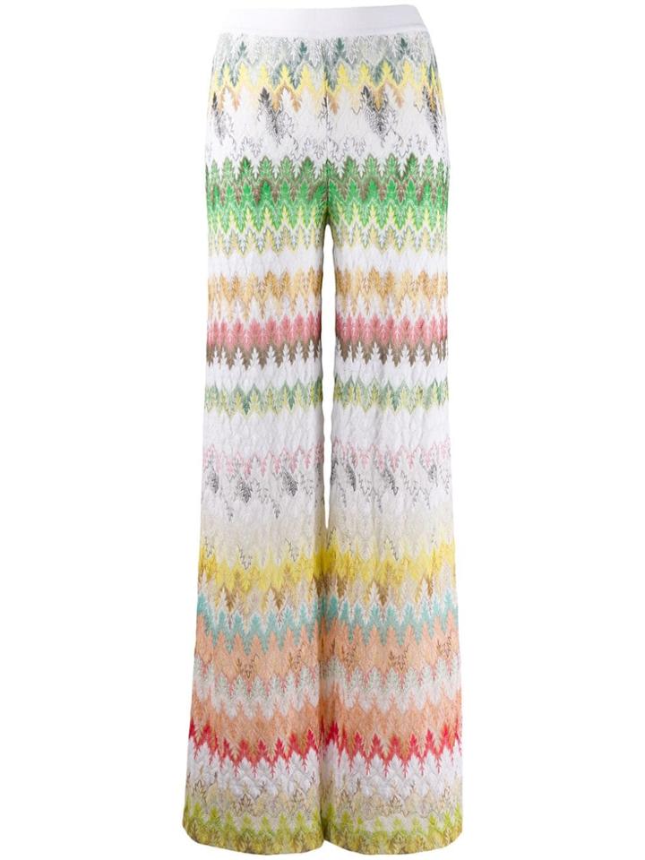 Missoni Wide Leg Trousers - White