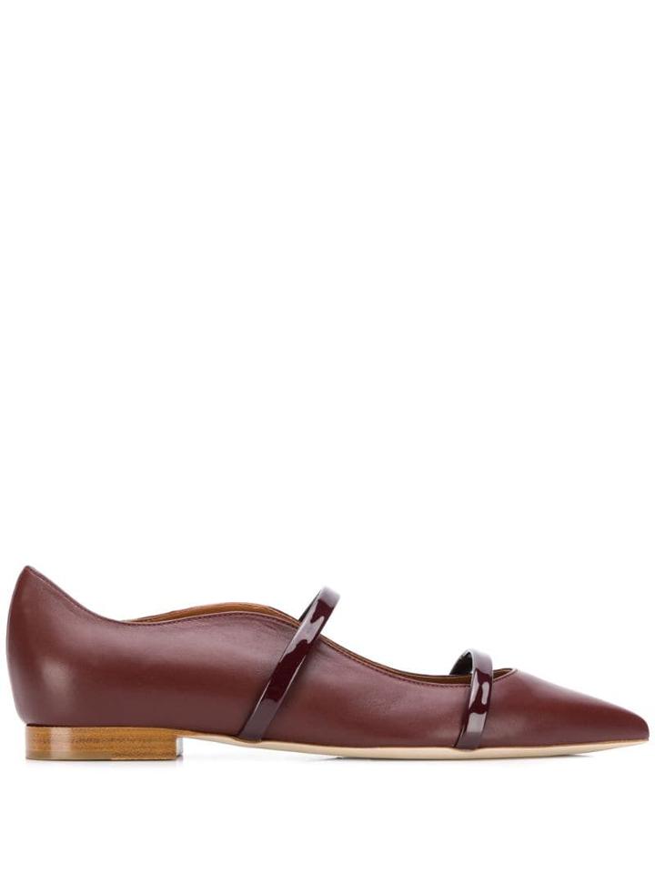 Malone Souliers Maureen Ballerina Shoes - Red