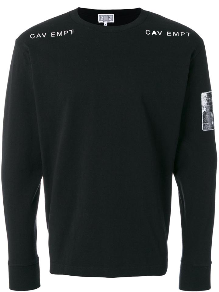 Cav Empt Arm Print Longsleeved T-shirt - Black