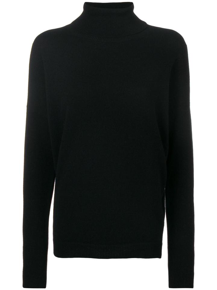 Incentive! Cashmere Cashmere Turtleneck Sweater - Black