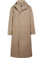 Mackintosh Alyx Fawn Bonded Cotton Hooded Coat - Neutrals