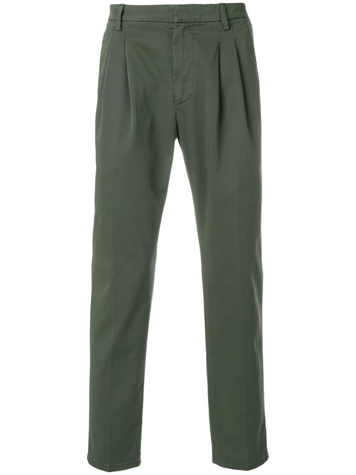 Dondup Designer Tailored Trousers - Green