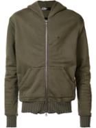 Amiri Zipped Sweatshirt, Men's, Size: Xl, Green, Cotton
