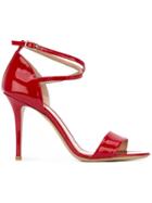 Armani Collezioni Ankle Strap Sandals - Red