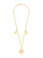 Chanel Vintage Cc Logo Necklace - Gold