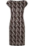 Fendi Pre-owned Graphic Print Dress - Black