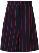 Jil Sander Striped Shorts - Blue