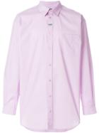 Martine Rose Oversized Shirt - Pink & Purple
