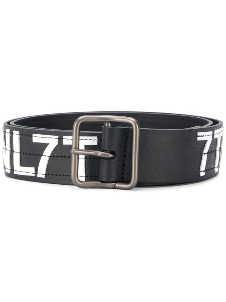Diesel 3d Logo Belt - Black