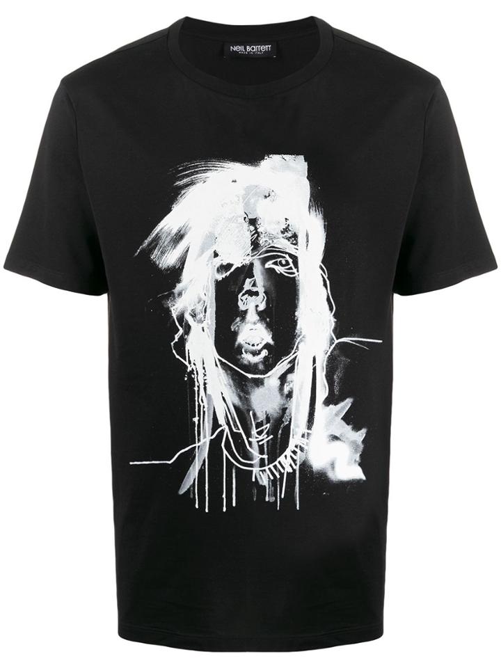 Neil Barrett Mouth - Julie Verhoeven T-shirt - Black