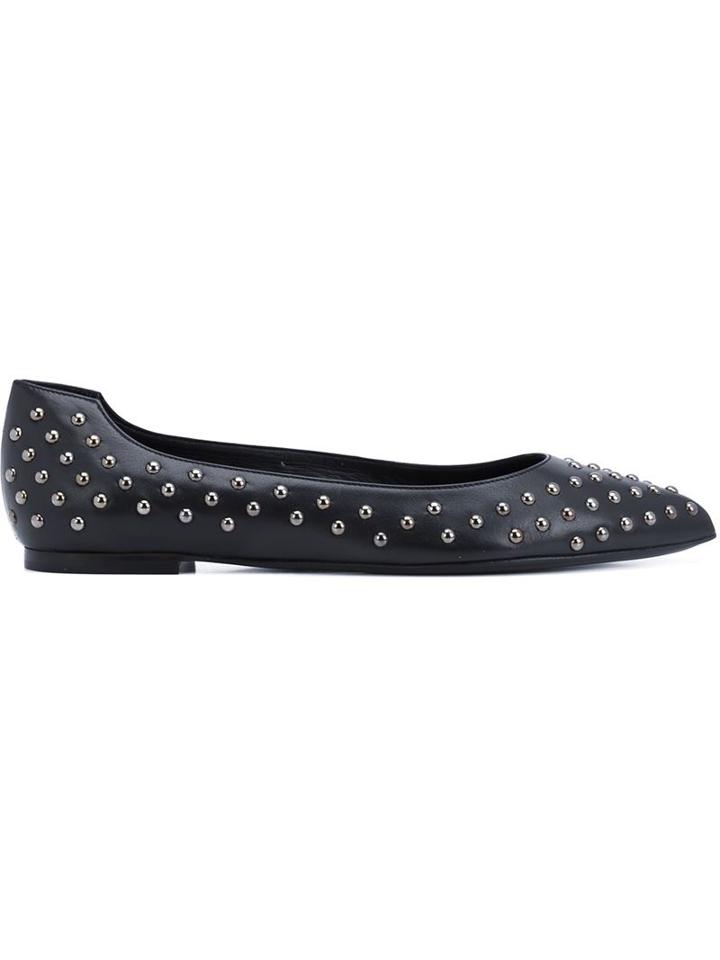 Thomas Wylde Studded Ballerina Shoes