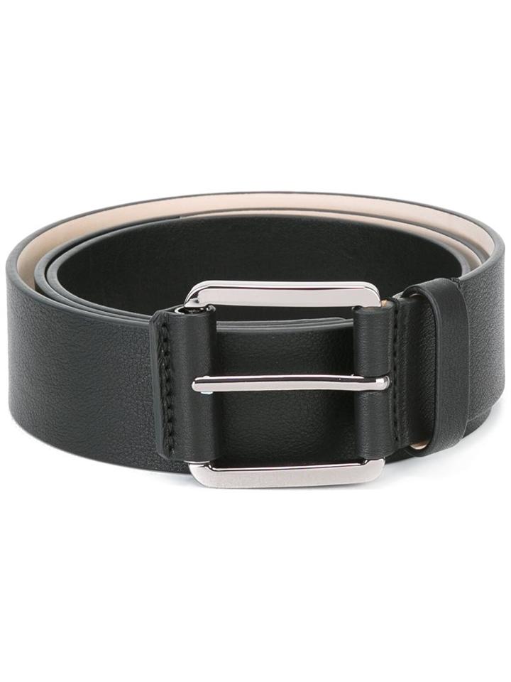 Barbara Bui Buckle Belt, Women's, Size: 85, Black, Calf Leather