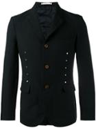 Comme Des Garçons Homme Plus Studded Blazer, Men's, Size: Small, Black, Polyester