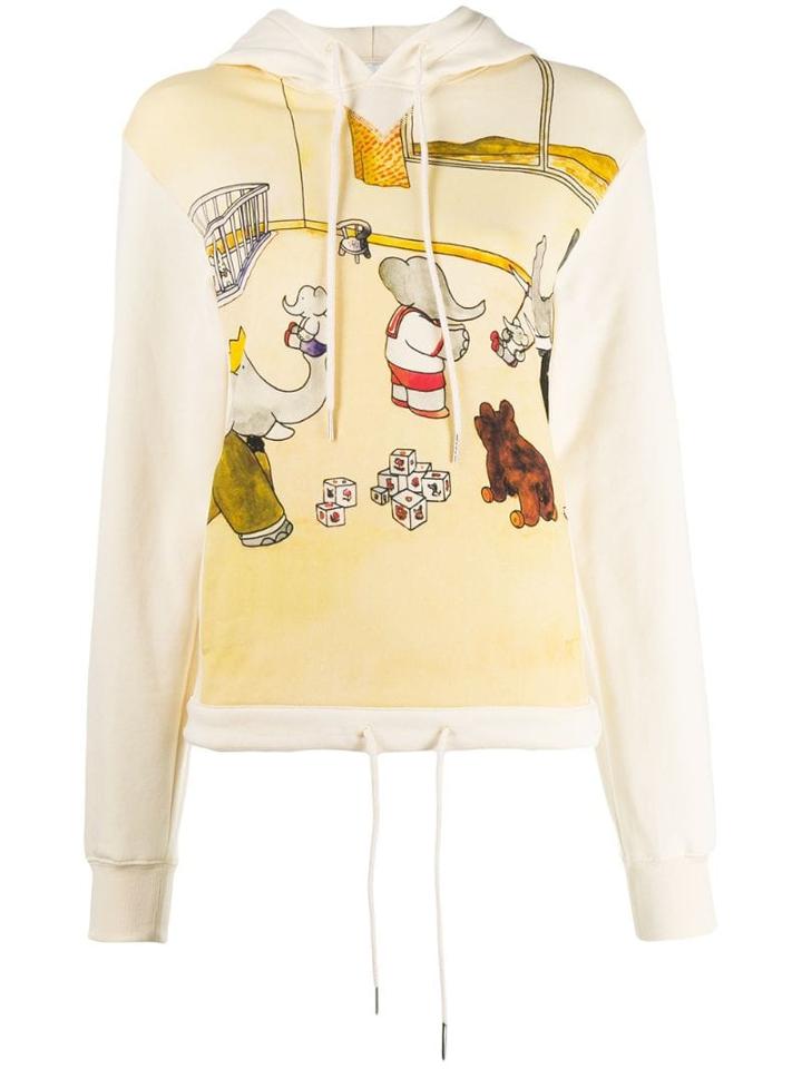 Lanvin Babar The Elephant Hoodie - Neutrals
