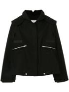 Maison Margiela Zip-front Coat - Black