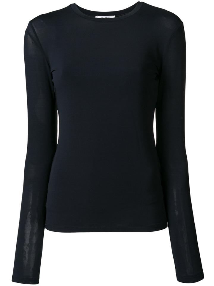 Max Mara Plain T-shirt - Blue