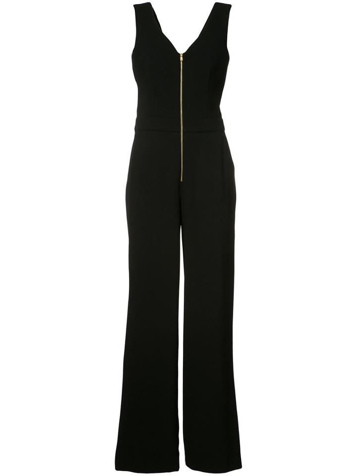 Trina Turk - Twist Back Jumpsuit - Women - Polyester - 8, Black, Polyester