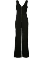 Trina Turk - Twist Back Jumpsuit - Women - Polyester - 8, Black, Polyester
