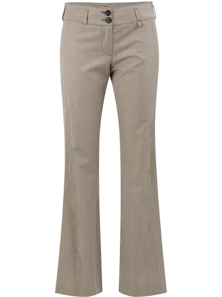 Maison Margiela Micro-houndstooth Trousers - Grey