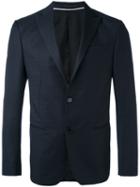 Z Zegna - Tonal Pattern Blazer - Men - Cupro/wool - 48, Blue, Cupro/wool