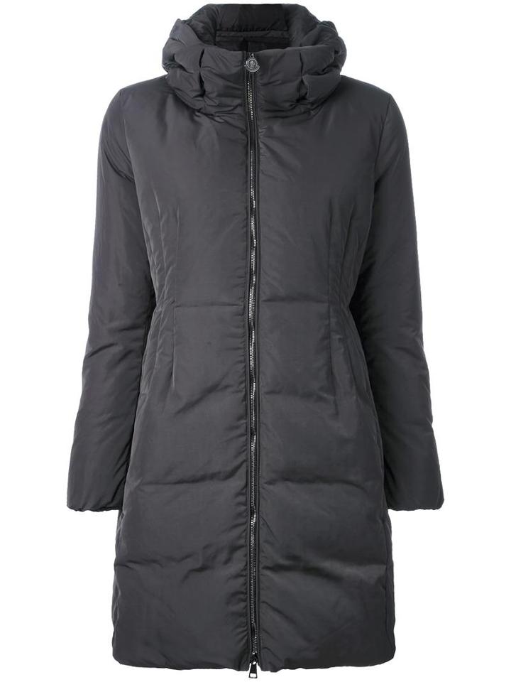 Moncler 'renne' Padded Coat, Women's, Size: 0, Grey, Feather Down/polyester/polyamide