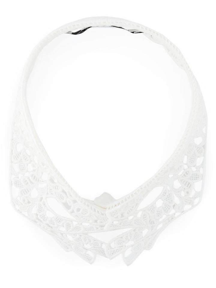 Vivetta Lace Button Collar