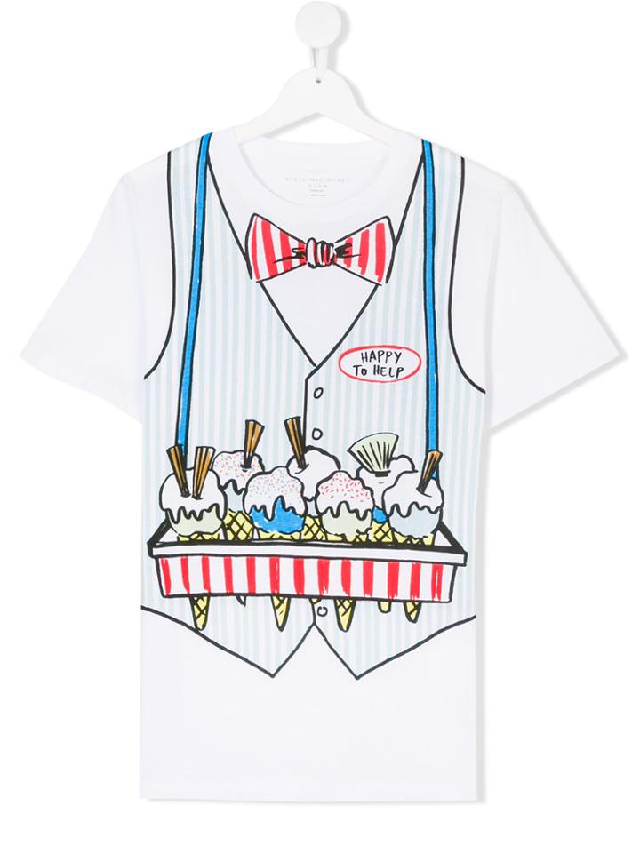 Stella Mccartney Kids Arlo Seller Print T-shirt - White
