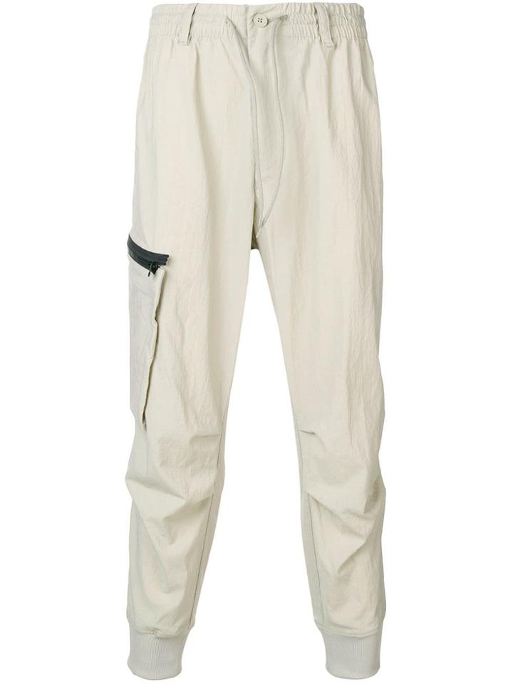 Y-3 Elasticated Waist Trousers - Neutrals