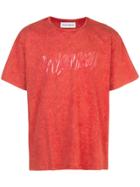Rochambeau Logo Print T-shirt - Red