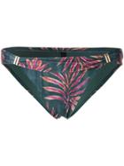 Vix Paula Hermanny - Floral Print Bikini Bottoms - Women - Polyamide/spandex/elastane - S, Women's, Green, Polyamide/spandex/elastane