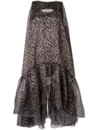Romance Was Born Floral Flared Sleeveless Dress - Multicolour