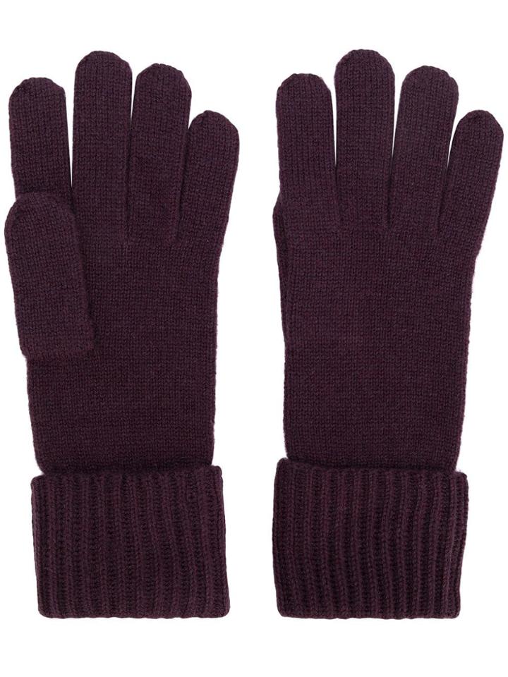 N.peal Ribbed Gloves - Pink