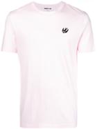 Mcq Alexander Mcqueen Swallow Patch T-shirt - Pink & Purple