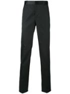 Alexander Mcqueen - Tailored Trousers - Men - Silk/cotton - 50, Black, Silk/cotton