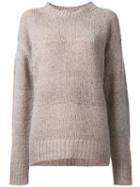 Marc Jacobs Loose Fit Knitted Jumper, Women's, Size: Small, Brown, Cashmere/wool