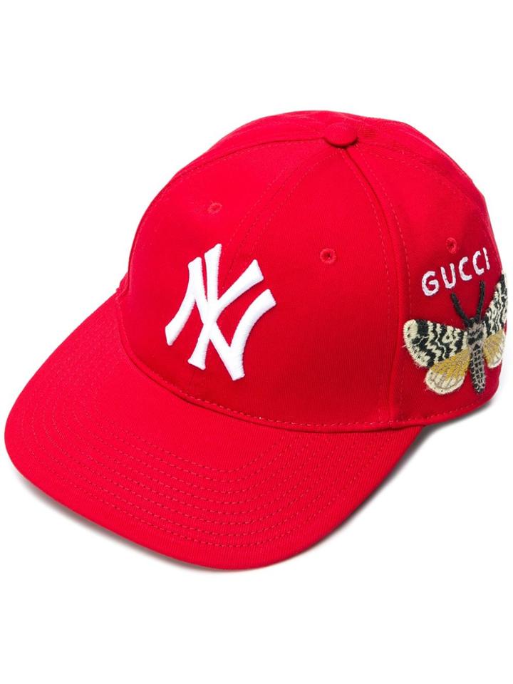 Gucci Side Logo Hat - Red