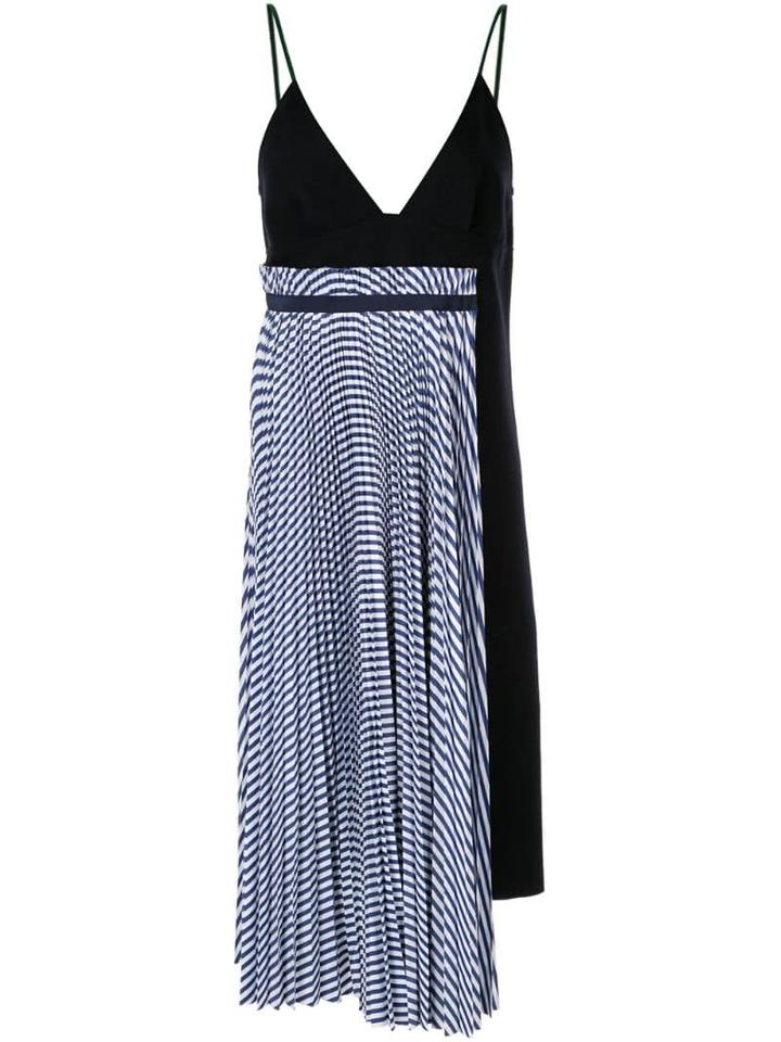 Sacai Spaghetti Strap Dress - Blue