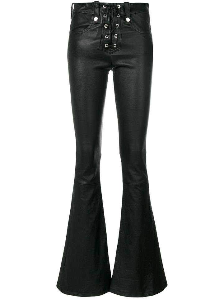 Manokhi Flared Trousers - Black