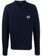 Raf Simons Butterfly Charm Sweater - Blue